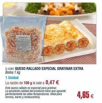 Abordo Queso Rallado Especial Gratinar Extra oferta