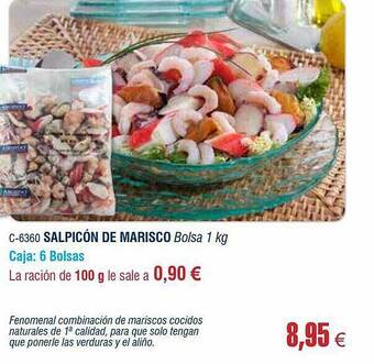 Abordo Salpicón De Marisco oferta