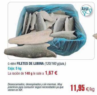 Abordo Filetes De Lubina oferta
