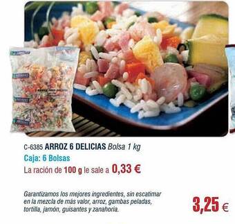 Abordo Arroz 6 Delicias oferta