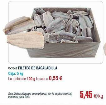 Abordo Filetes De Bacaladilla oferta