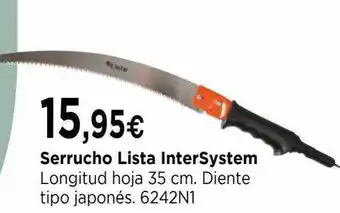 Cadena88 Serrucho Lista Intersystem oferta