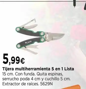 Cadena88 Tijera Multiherramienta 5 En 1 Lista oferta