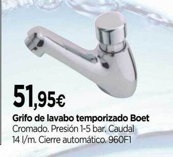 Cadena88 Grifo De Lavabo Temporizado Boet oferta