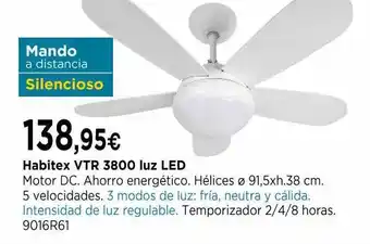 Cadena88 Habitex Vtr 3800 Luz Led oferta