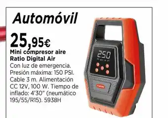 Cadena88 Mini Compresor Aire Ratio Digital Air oferta