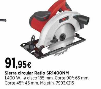 Cadena88 Sierra Circular Ratio Sr1400nm oferta
