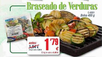 Abordo Braseado De Verduras oferta