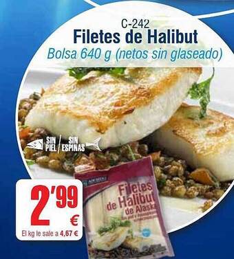 Abordo Filetes De Halibut oferta