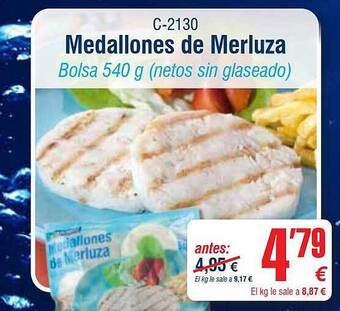 Abordo Medallones De Merluza oferta