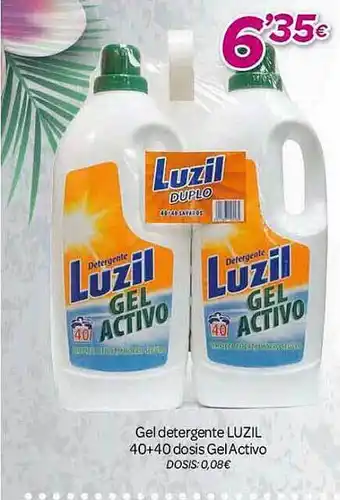 Alsara Supermercados Gel Detergente Luzil Gel Activo oferta