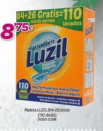 Alsara Supermercados Maleta Luzil 84+26 Dosis oferta