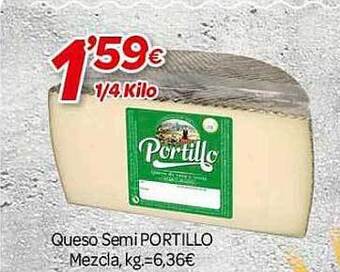 Alsara Supermercados Queso Semi Portillo Mezcla oferta
