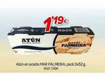 Alsara Supermercados Atún En Aceite Mar Palmeira oferta