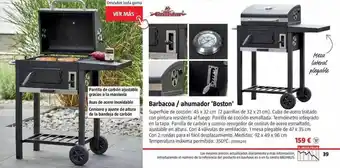 Bauhaus Barbacoa Ahumador 'boston' Grillstar oferta