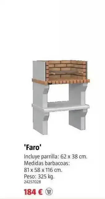 Bauhaus 'faro' oferta