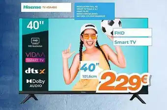 Pascual Martí Hisense Tv 40a4bg oferta