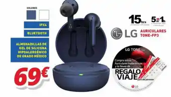 Mi electro LG Auriculares Tone-FP3 oferta