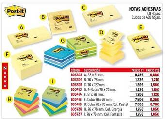 Carlin Notas Adhesivas oferta