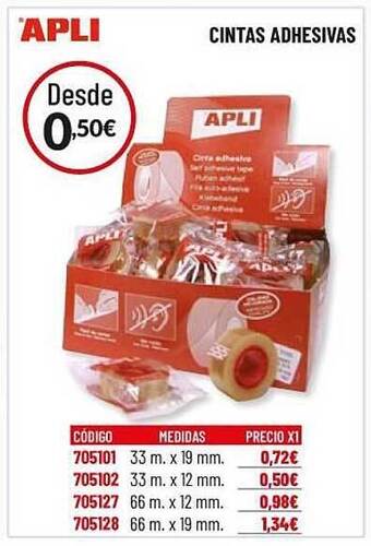 Carlin Apli Cintas Adhesivas oferta