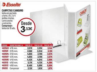 Carlin Esselte Carpetas Canguro oferta