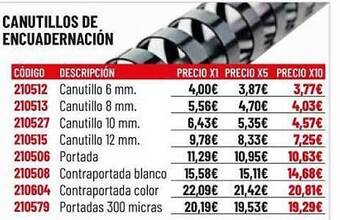 Carlin Canutillos De Encuadernación oferta