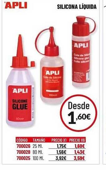 Carlin Silicona Líquida Apli oferta