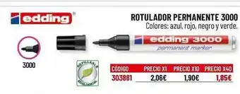 Carlin Rotulador Permanente 3000 Edding oferta