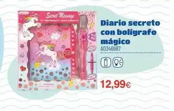Juguettos Diario Secreto Con Boligrafo Mágico oferta