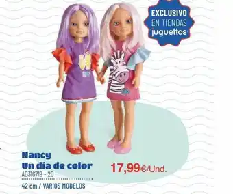 Juguettos Nancy Un Dia De Color oferta