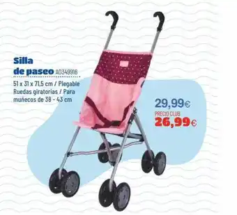 Juguettos Silla De Paseos oferta