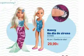 Juguettos Nancy Un Dia De Sirena oferta