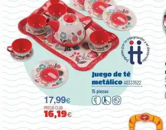 Juguettos Juego De Té Metálico oferta