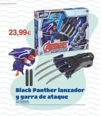 Juguettos Black Panther Lanzador Y Garra De Ataque oferta