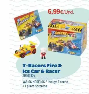 Juguettos T-racers Fire & Ice Car & Racer oferta