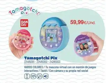 Juguettos Ban Dai Tamagotchi Pix oferta