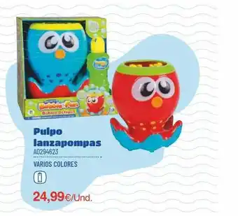 Juguettos Pulpo Lanzapompas oferta
