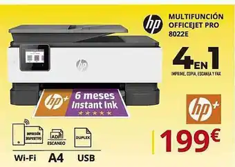 Dynos Informática Hp Multifunción Officejet Pro 8022e oferta
