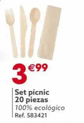 GiFi Set Pícnic 20 Piezas oferta