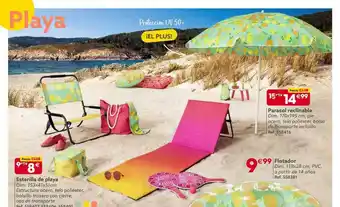 GiFi Esterilla De Playa Parasol Reclinable Flotador oferta