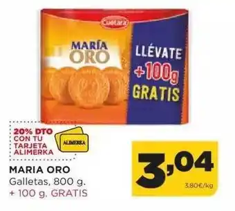 Alimerka Maria Oro Galletas oferta