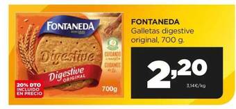 Alimerka Fontaneda Galletas Digestive Original oferta