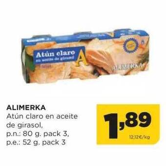 Alimerka Alimerka Atun Claro En Aceite De Girasol oferta
