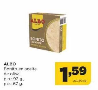 Alimerka Albo Bonito En Aceite De Oliva oferta