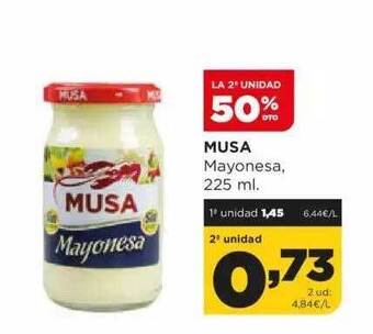 Alimerka La 2a Unidad 50% Dto Musa Mayonesa oferta