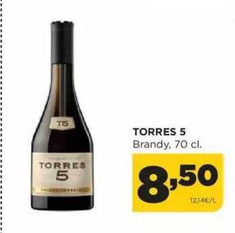 Alimerka Torres 5 Brandy oferta