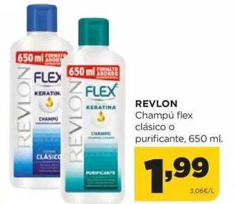 Alimerka Revlon Champú Flex Clasico O Purificante oferta