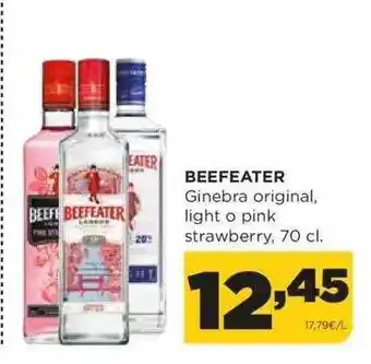 Alimerka Beefeater Ginebra Original, Light O Pink Strawberry oferta