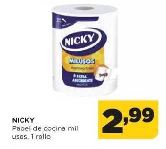 Alimerka Nicky Papel De Cocina Mil Usos oferta