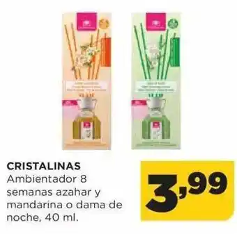 Alimerka Cristalinas Ambientador 8 Semanas Azahar Y Mandarina O Dama De Noche oferta